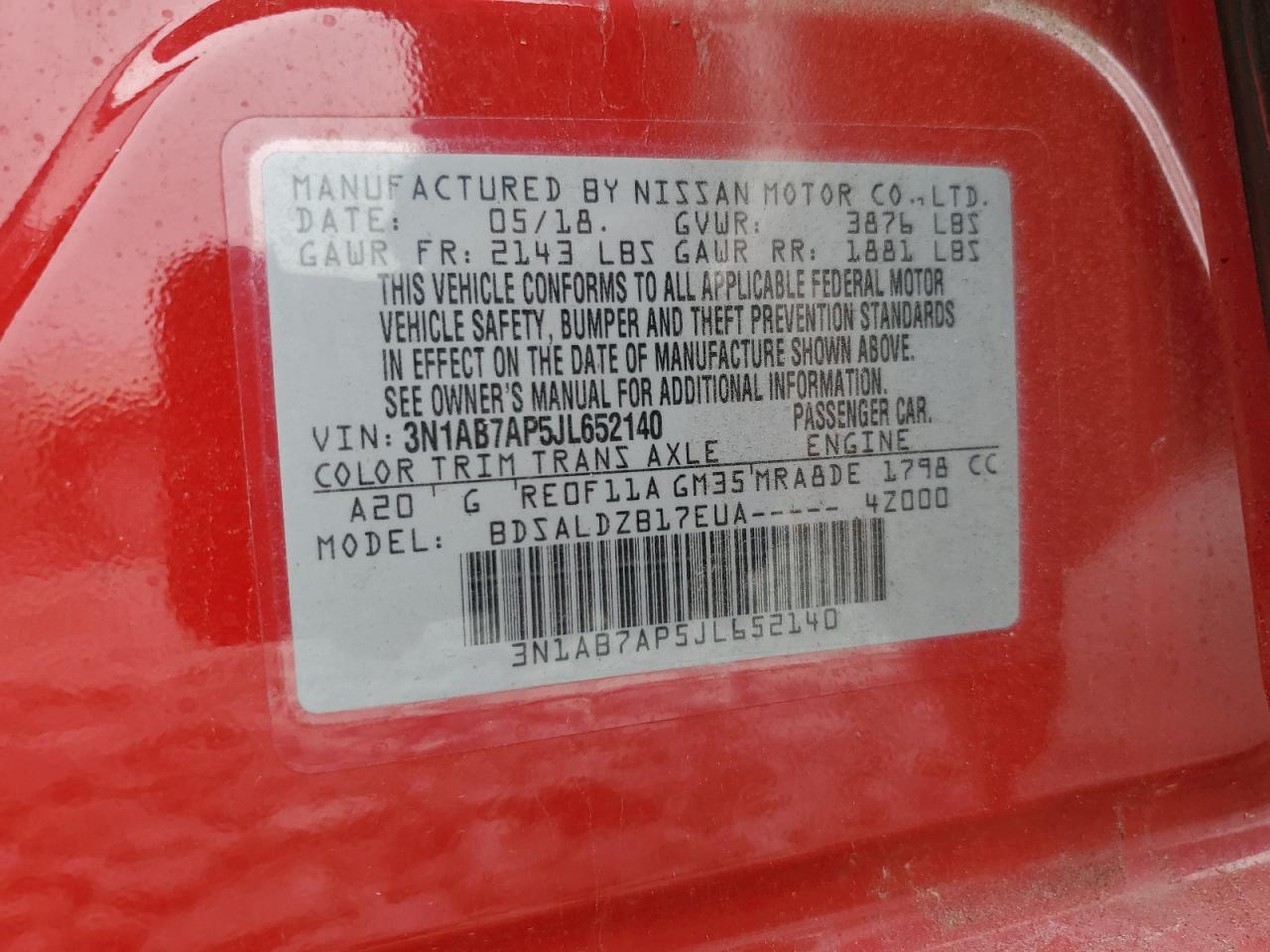 2018 Nissan Sentra - Image 13