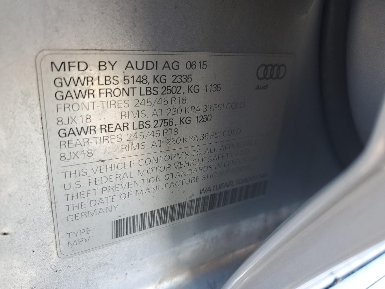 2016 Audi A4 - Image 13