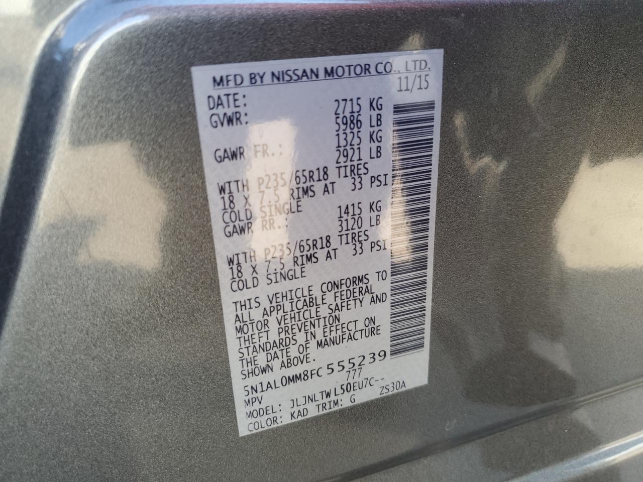 2015 Infiniti QX60 - Image 14