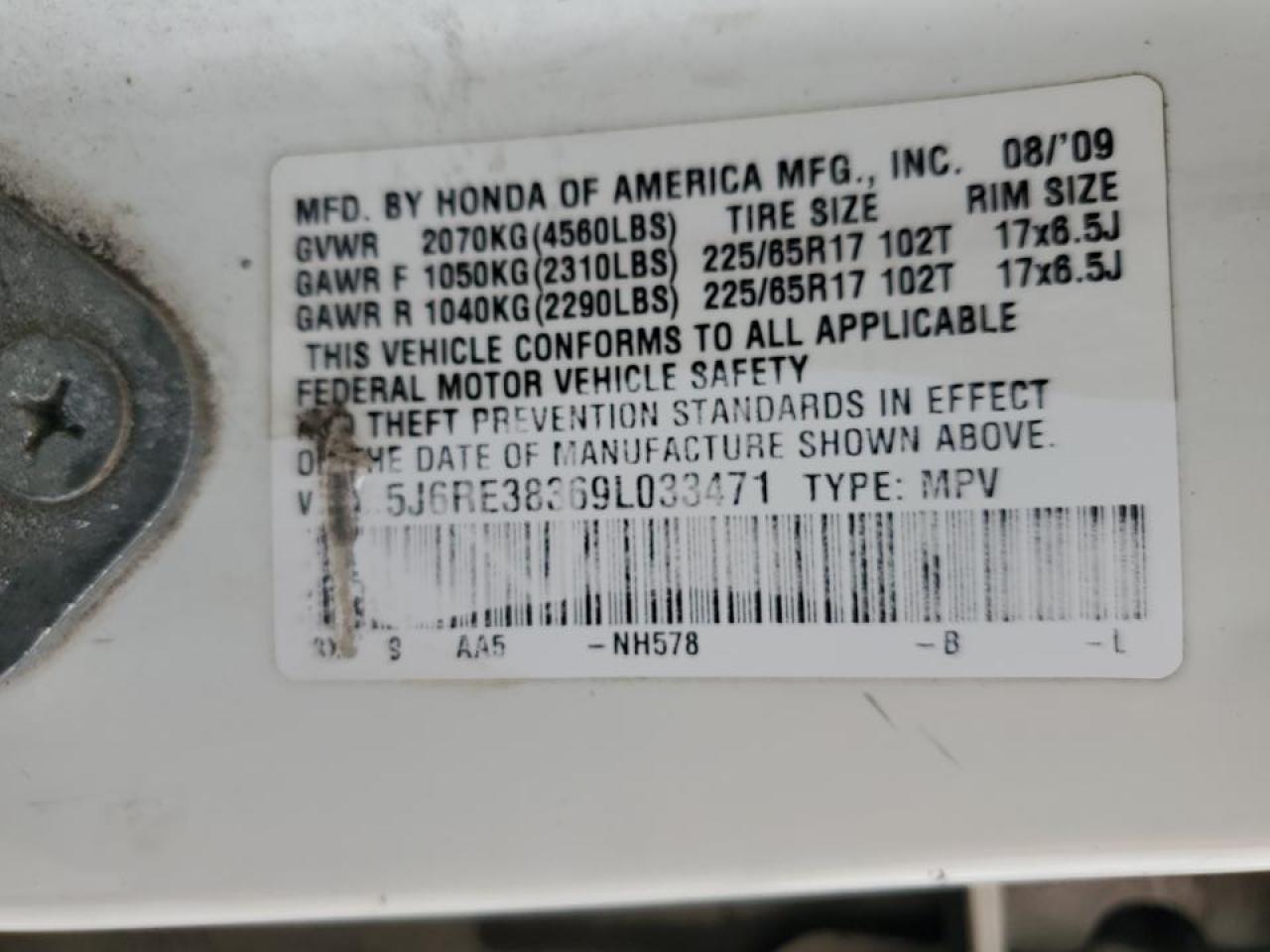 2009 Honda CR-V - Image 13