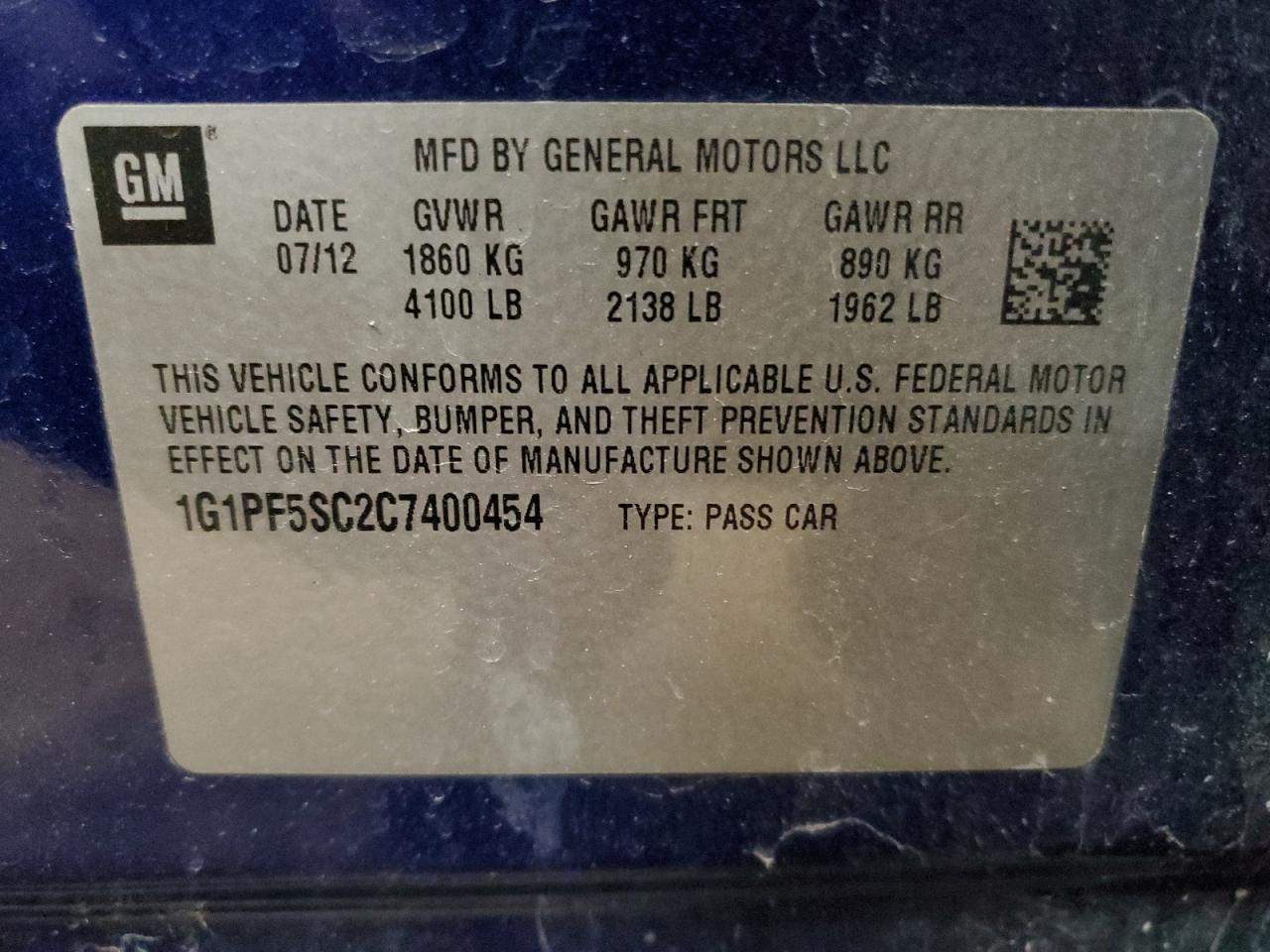 2012 Chevrolet Cruze - Image 12