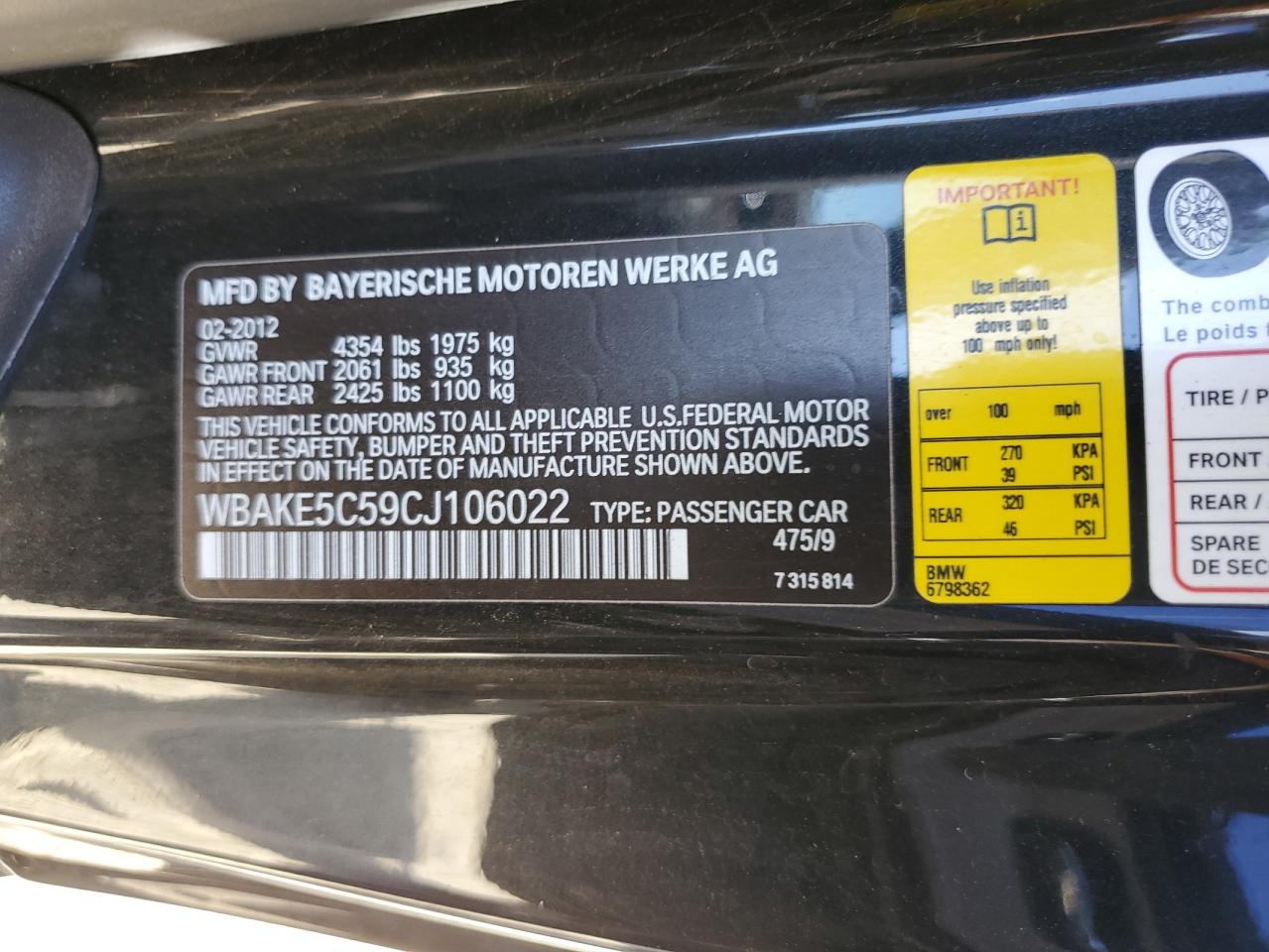 2012 BMW 3er - Image 12