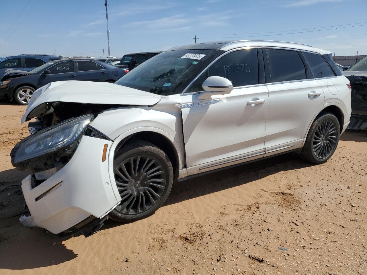 2021 Lincoln Corsair Reserve de vânzare în Andrews, TX - Front End