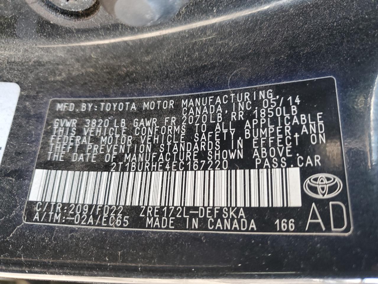 2014 Toyota Corolla - Image 12