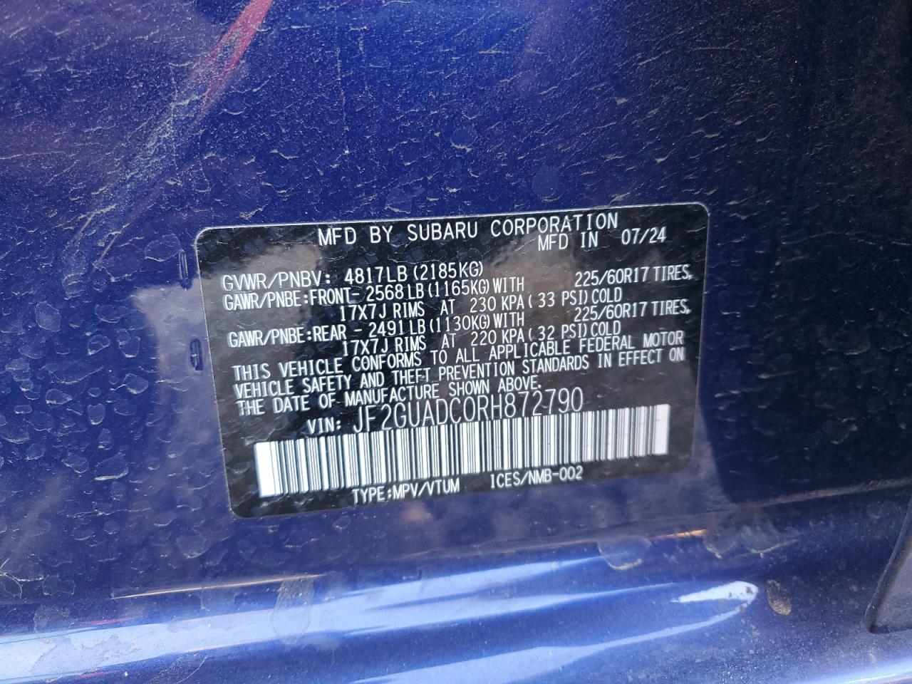 2024 Subaru XV - Image 12