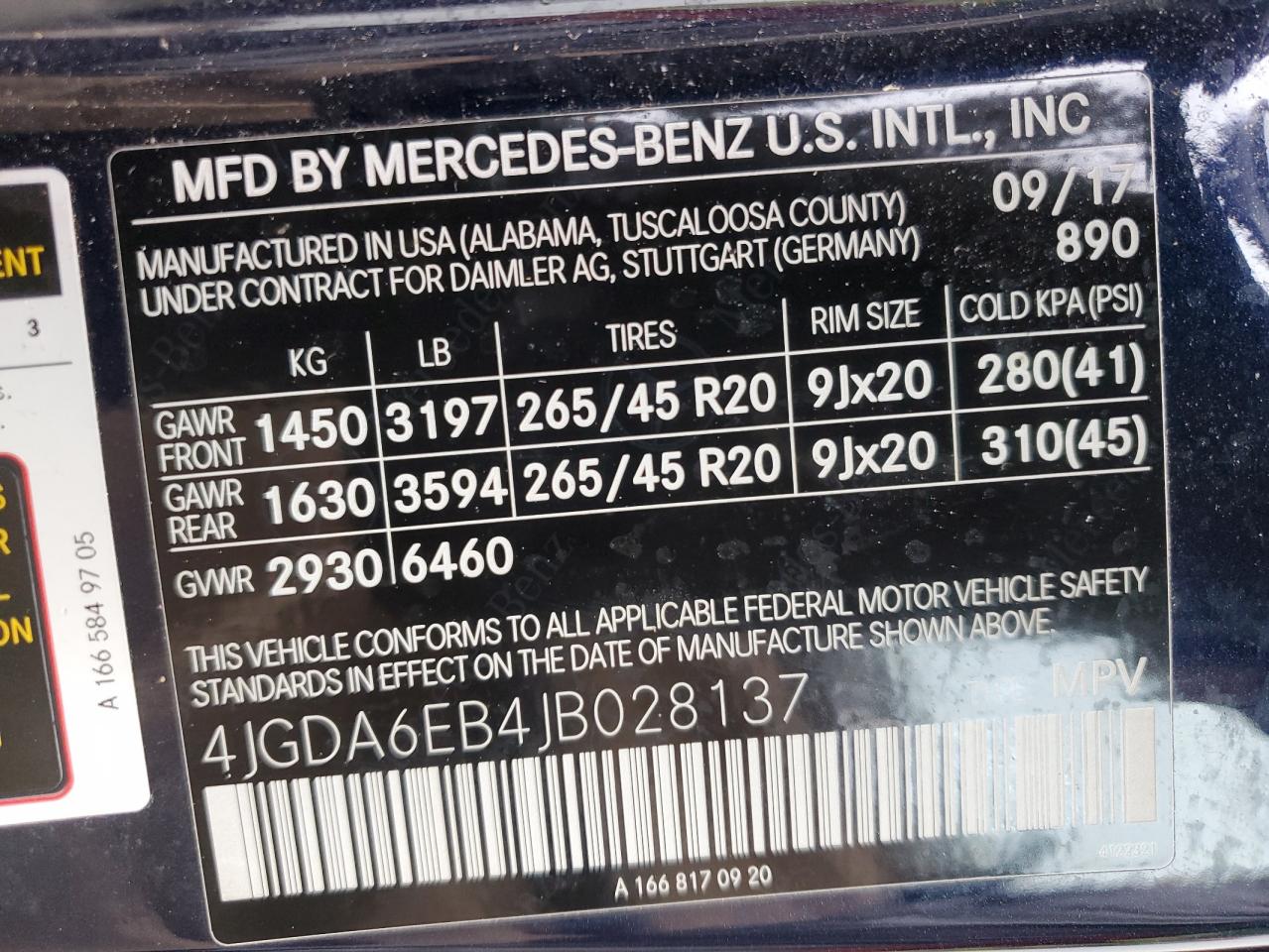 2018 Mercedes-Benz Gle 43 Amg VIN: 4JGDA6EB4JB028137 Lot: 43580115