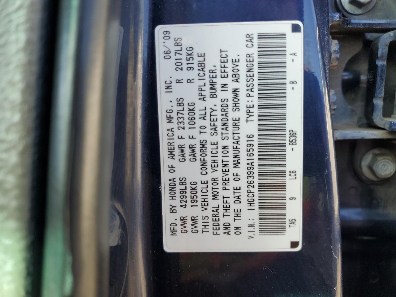2009 Honda Accord - Image 12