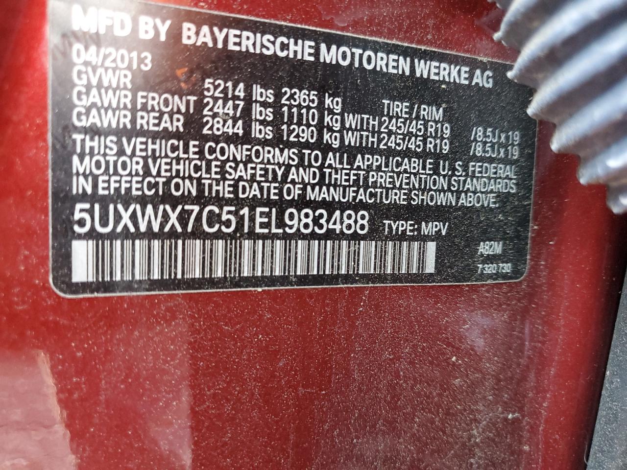 2014 BMW X3 - Image 13