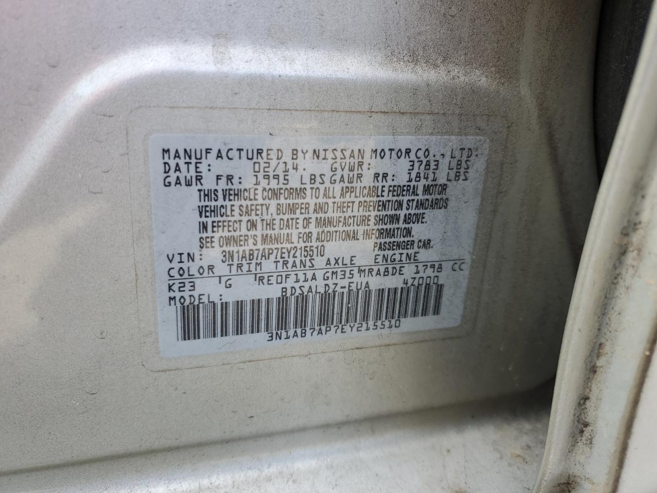 2014 Nissan Sentra - Image 14
