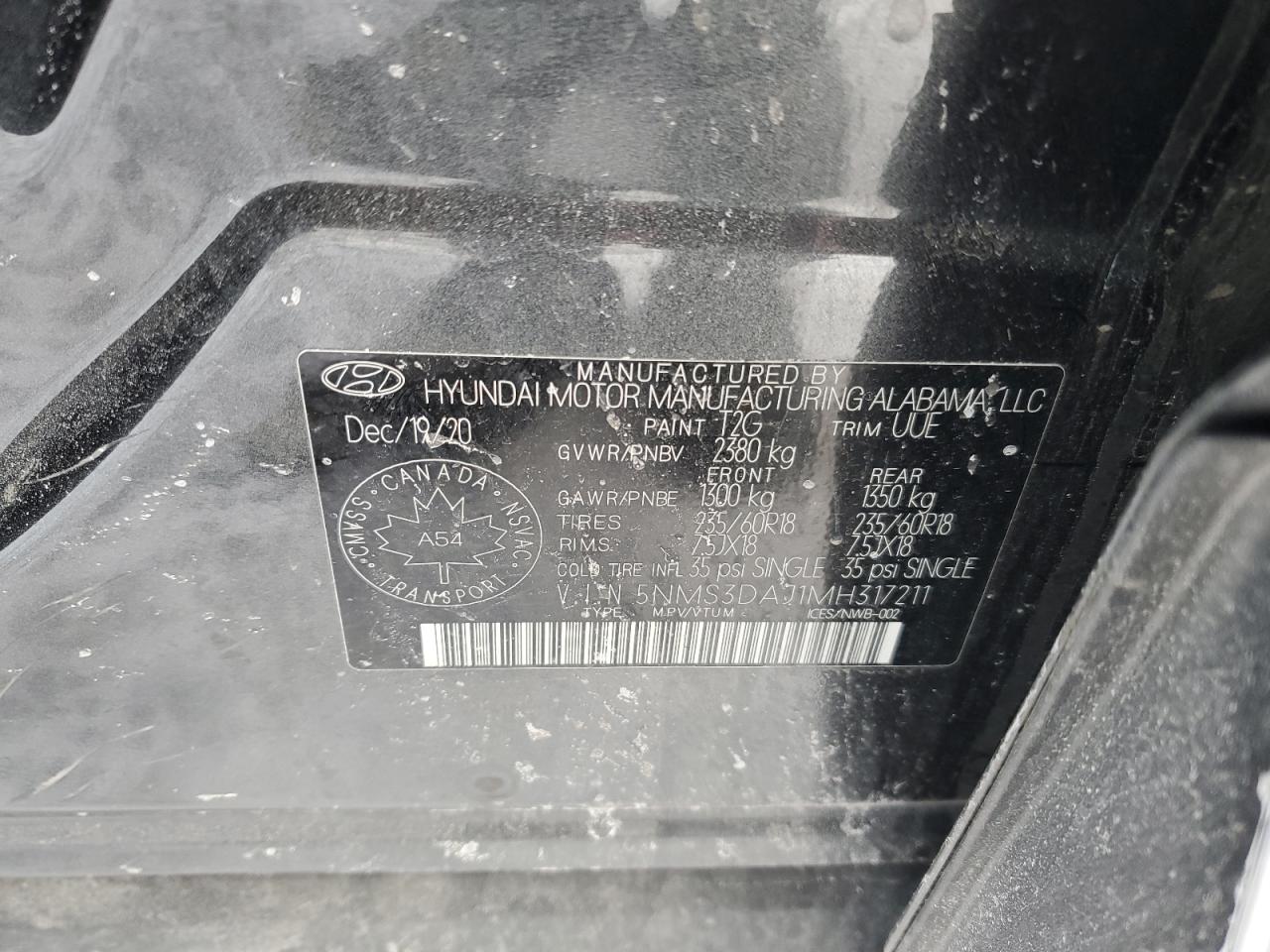 2021 Hyundai Santa Fe - Image 13