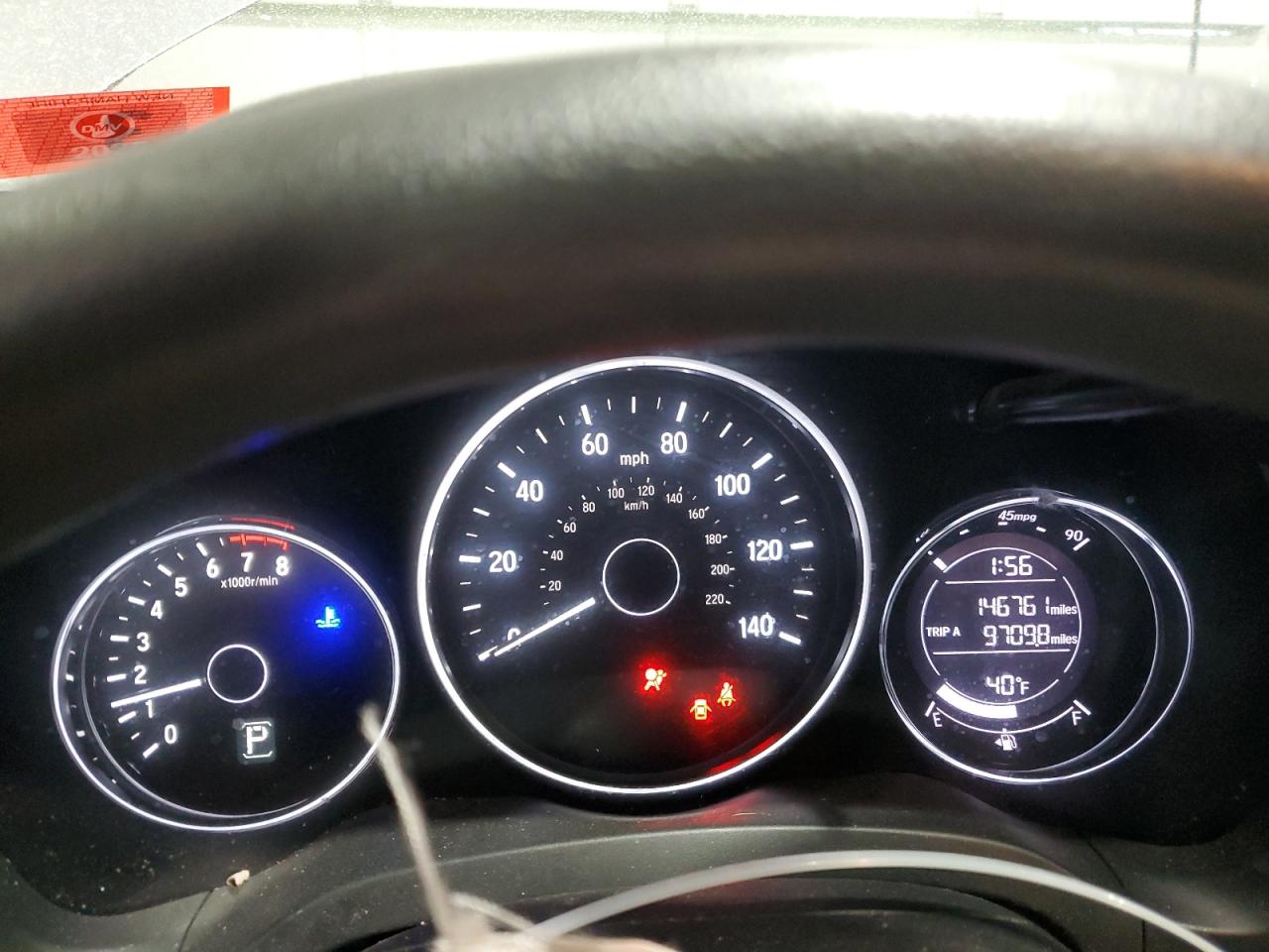 3CZRU6H34KG711223 HONDA HR-V 2019
