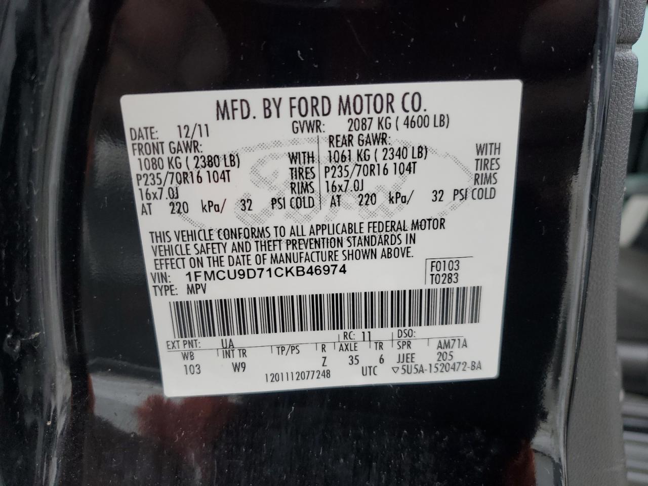 2012 Ford Escape - Image 13