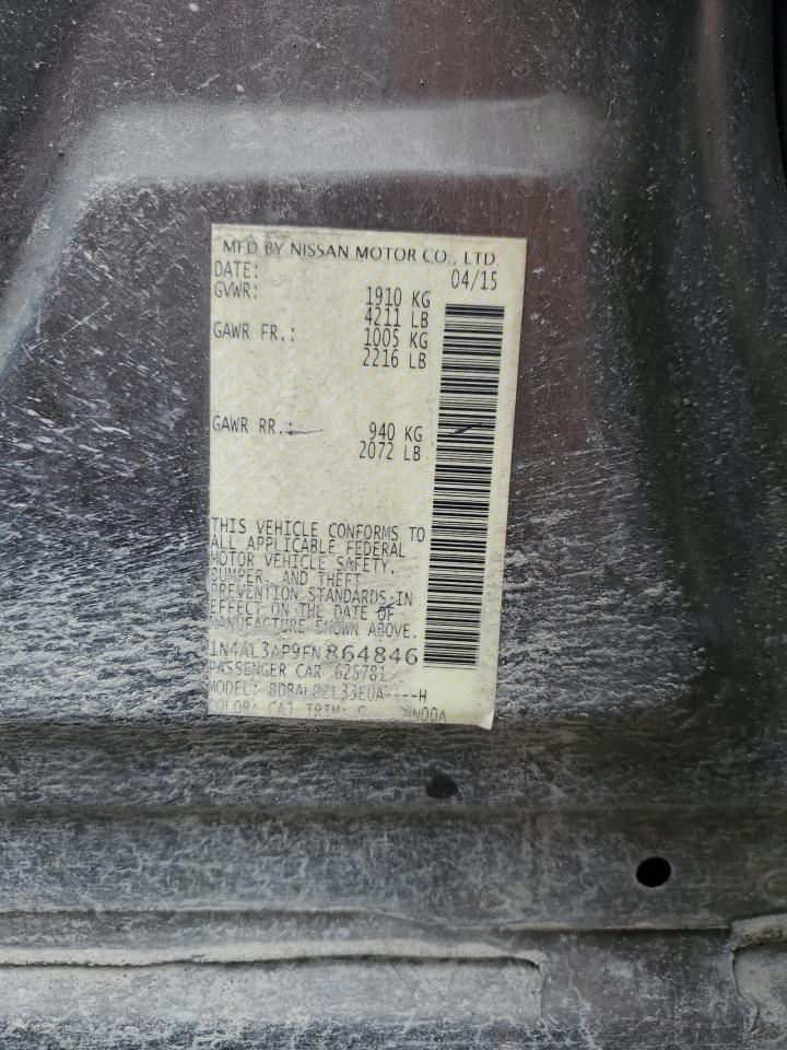 1n4al3ap9fn864846 1N4AL3AP9FN864846 2015 Nissan Altima 2.5