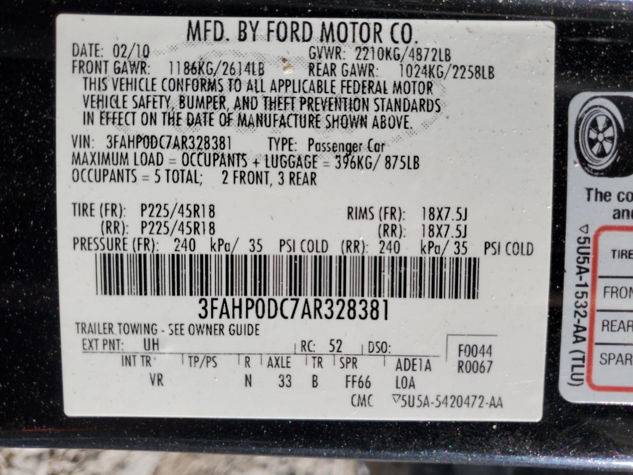 2010 Ford Fusion - Image 15
