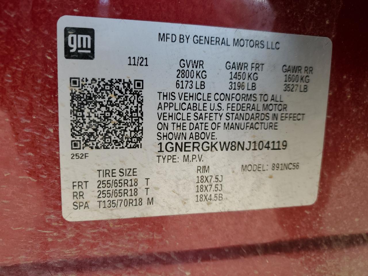 2022 Chevrolet Traverse - Image 16