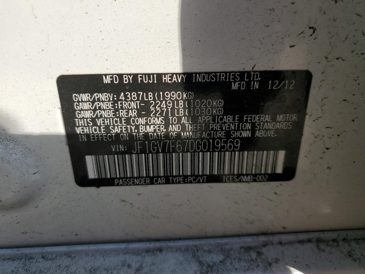 2013 Subaru WRX - Image 12
