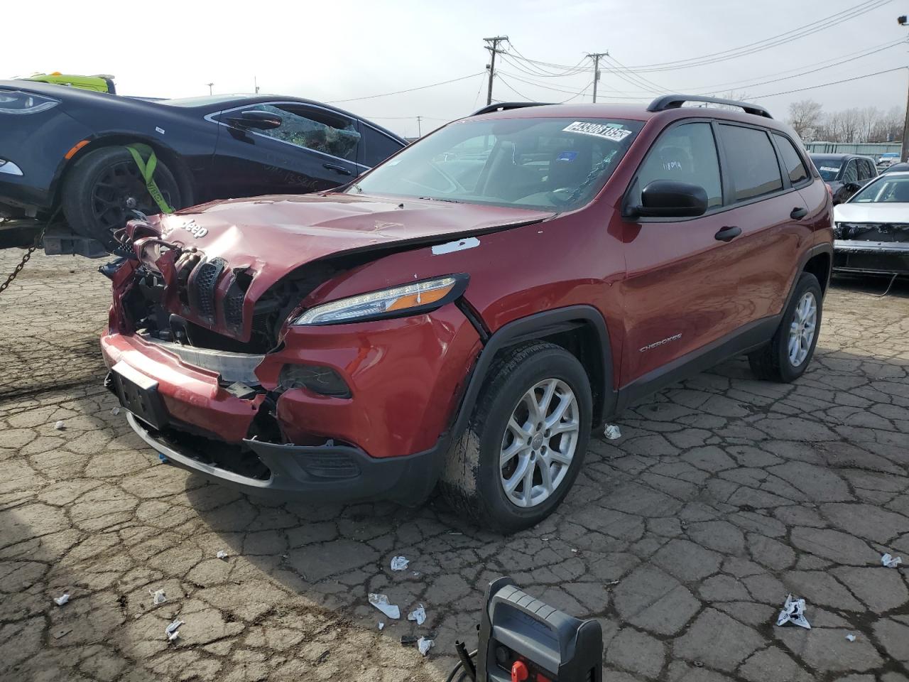 2016 Jeep Cherokee Sport for Sale in Chicago Heights, IL - Frame Damage