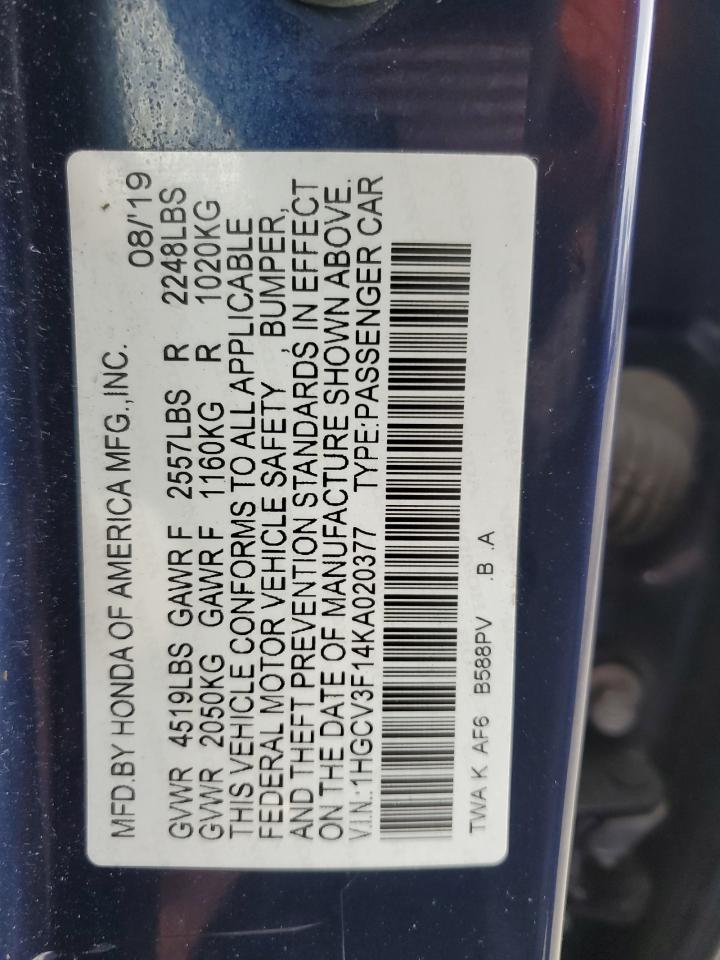 2019 Honda Accord - Image 12