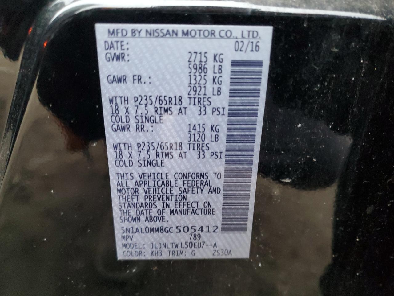 2016 Infiniti QX60 - Image 13
