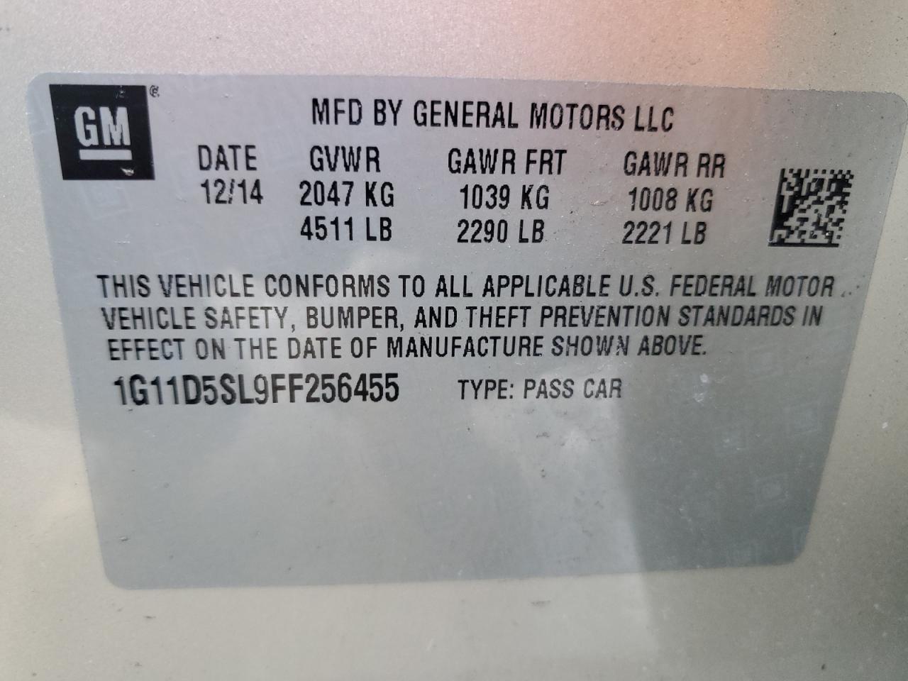 2015 Chevrolet Malibu - Image 12