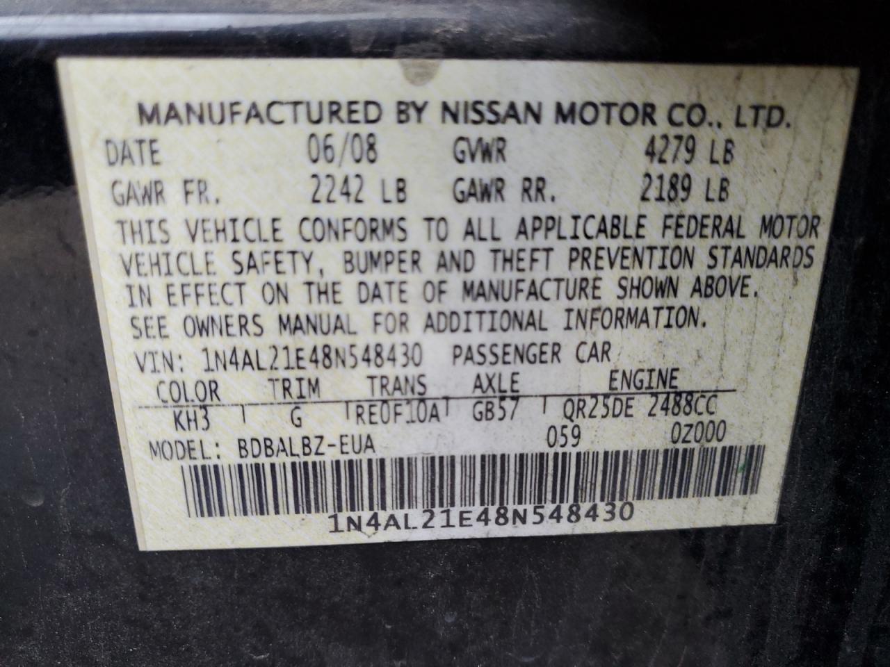 2008 Nissan Altima - Image 15
