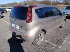 2011 NISSAN NOTE N-TEC for sale at Copart SANDTOFT