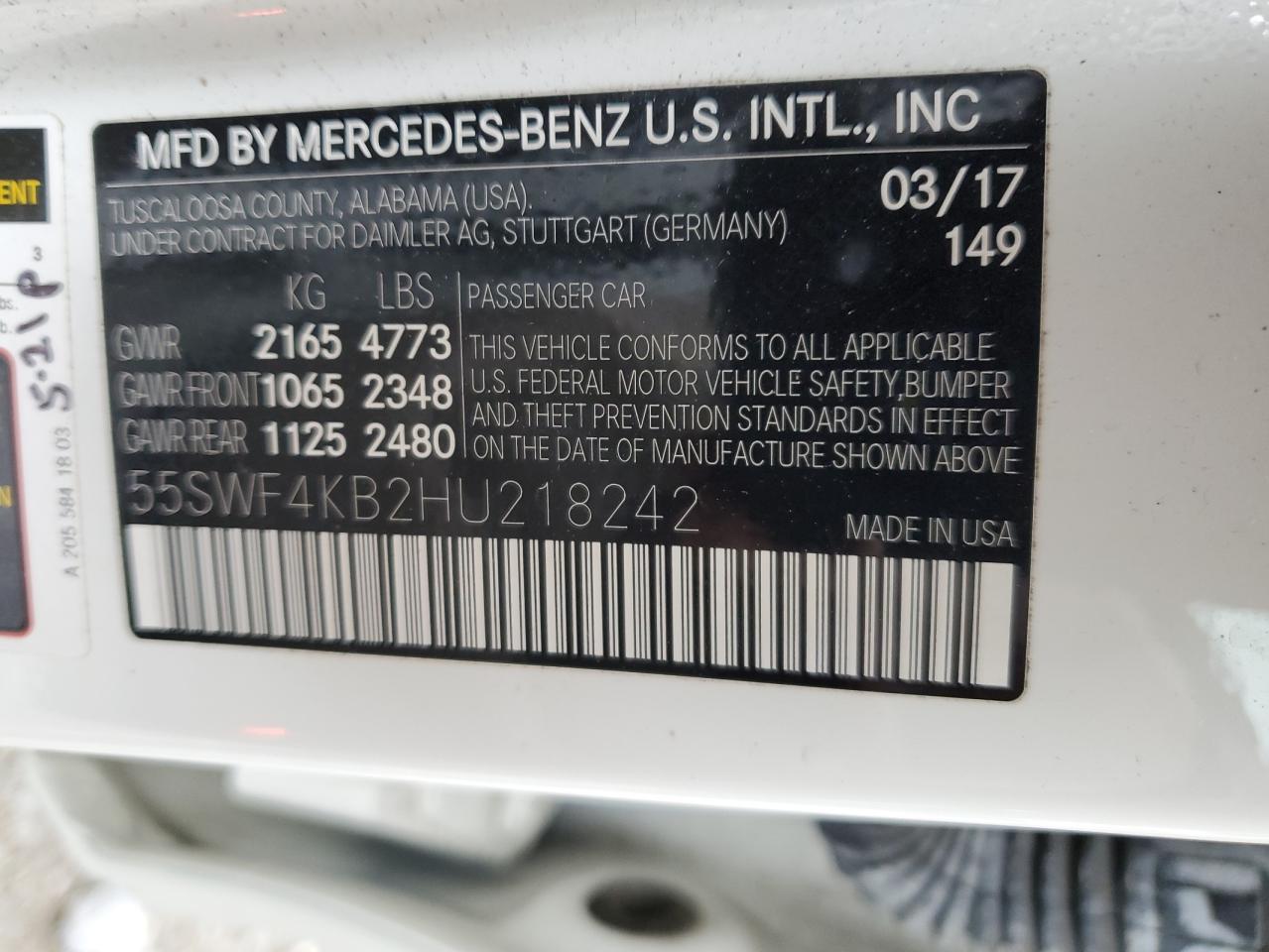 2017 Mercedes-Benz C-klasse - Image 14