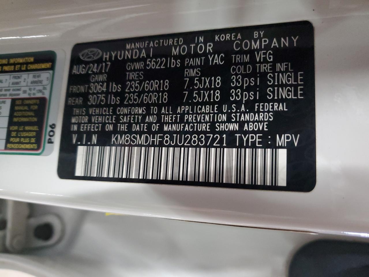 2018 Hyundai Santa Fe - Image 13