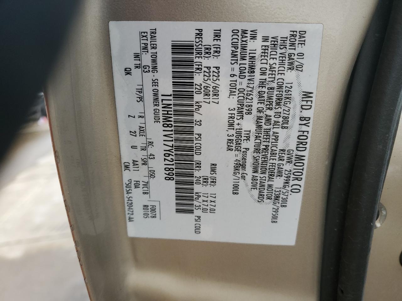 2007 Lincoln Town Car - Image 12
