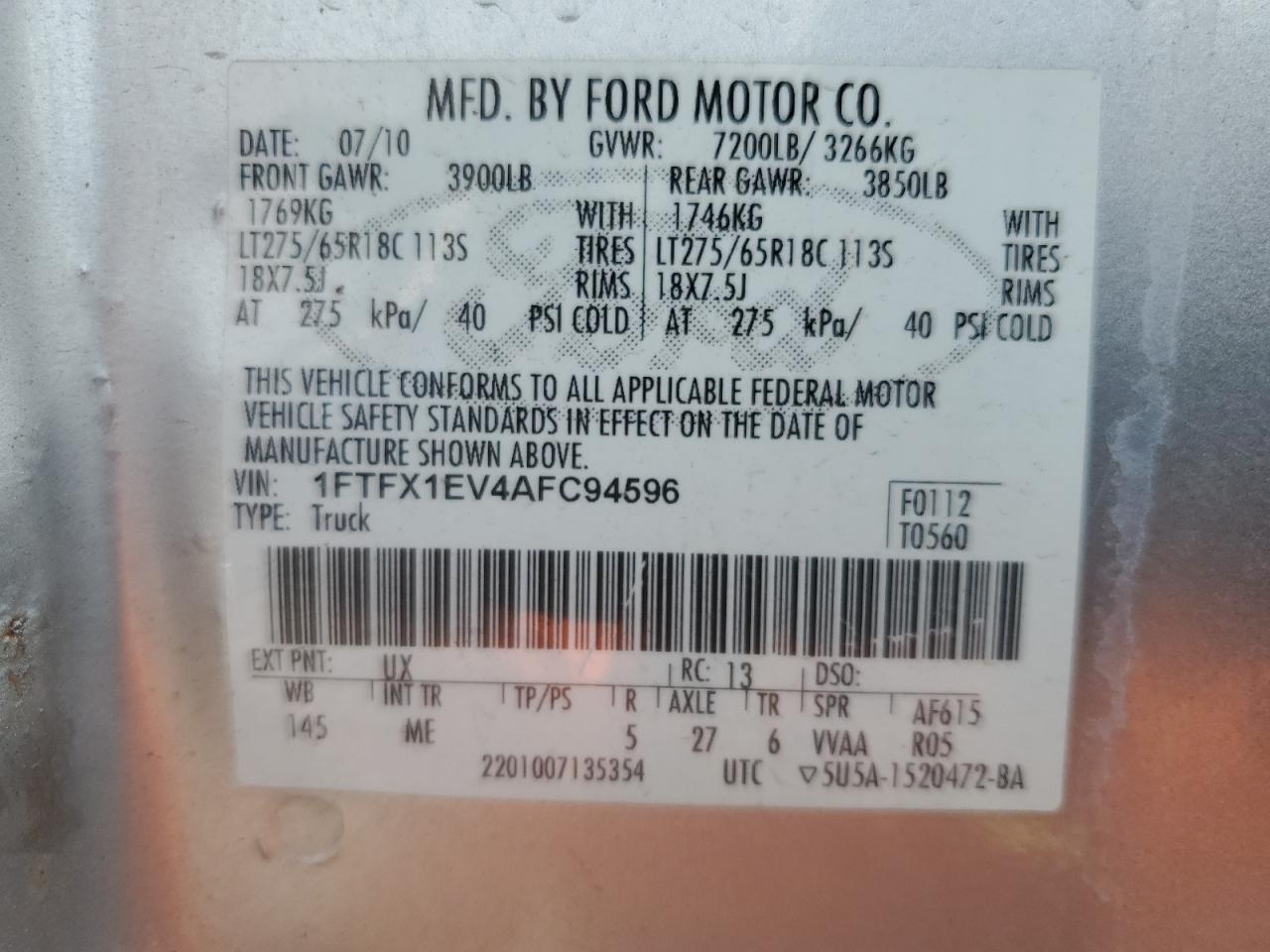 2010 Ford F-150 - Image 12