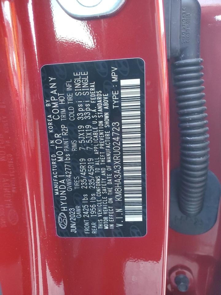 2024 Hyundai Kona N Line VIN: KM8HA3A3XRU024723 Lot: 44178895