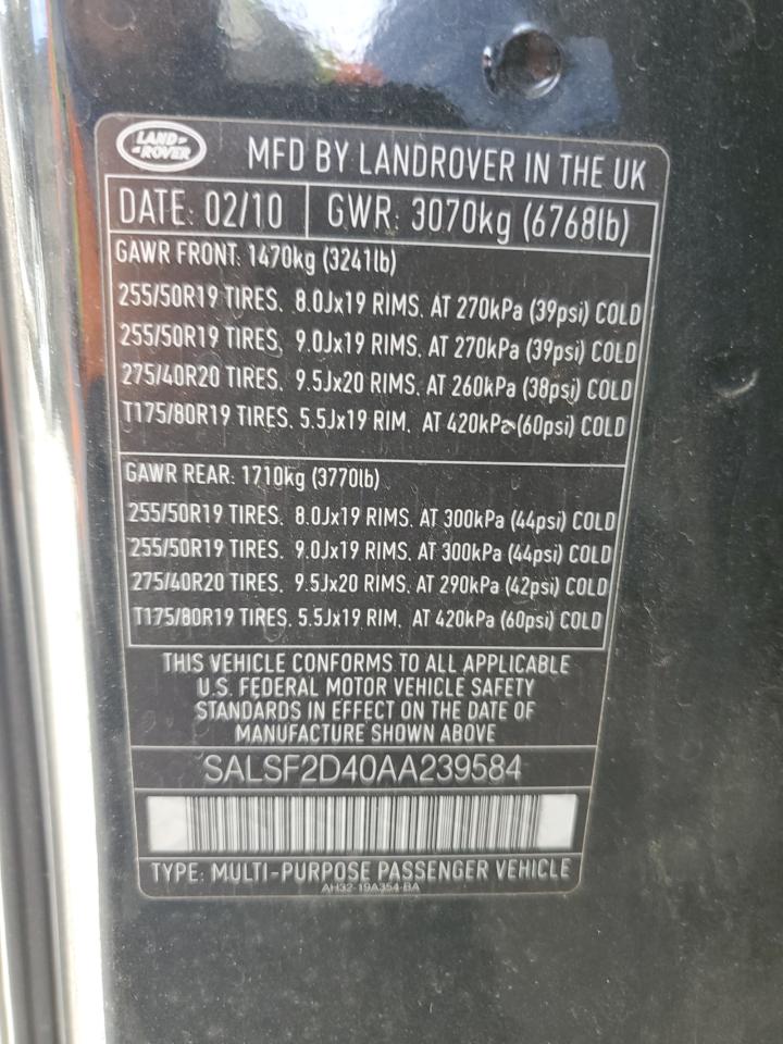 2010 Land Rover Range Rover - Image 13