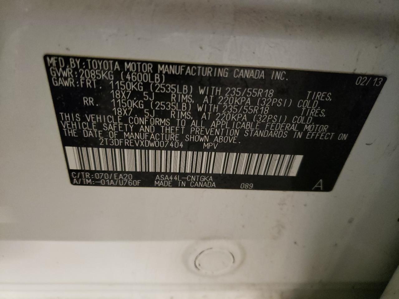 2013 Toyota RAV 4 - Image 13
