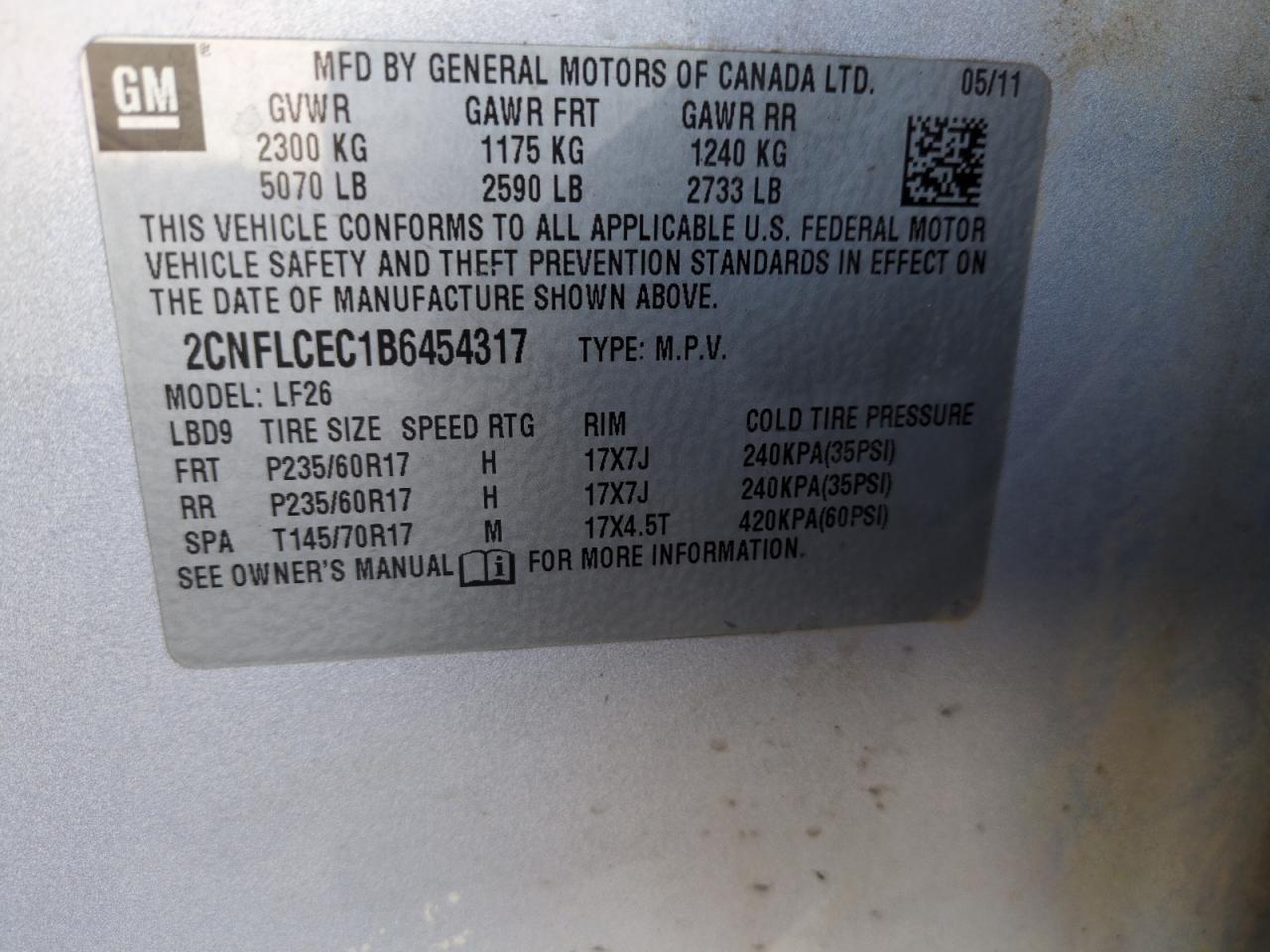 2011 Chevrolet Equinox - Image 12