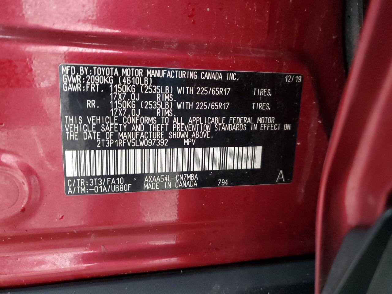 2020 Toyota RAV 4 - Image 13