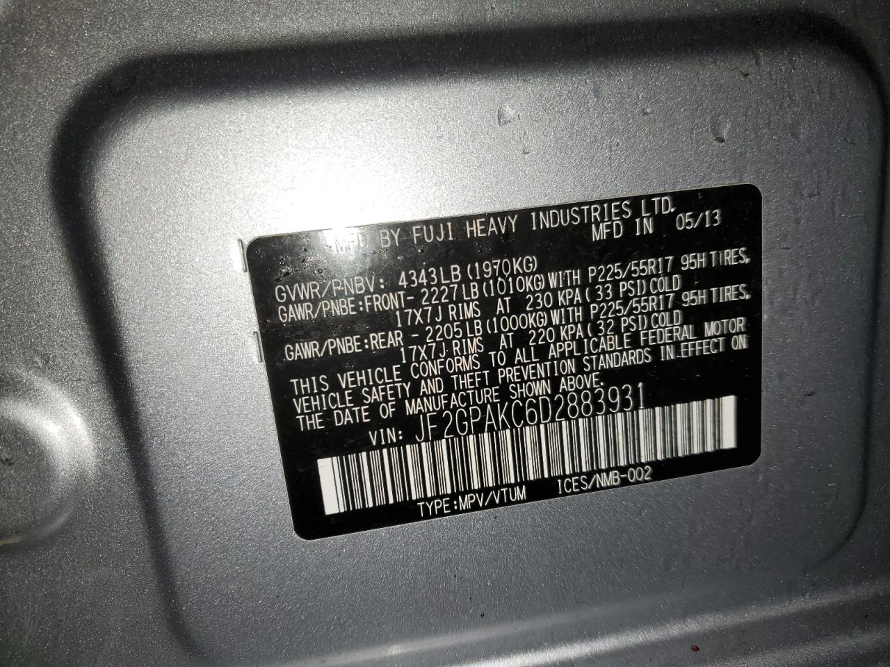 2013 Subaru XV - Image 13