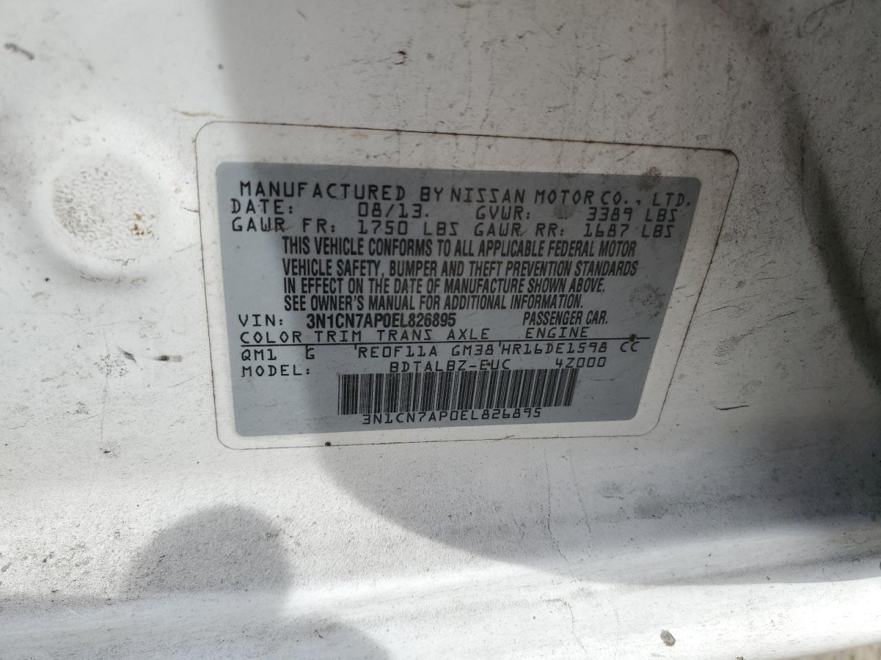 2014 Nissan Versa - Image 14