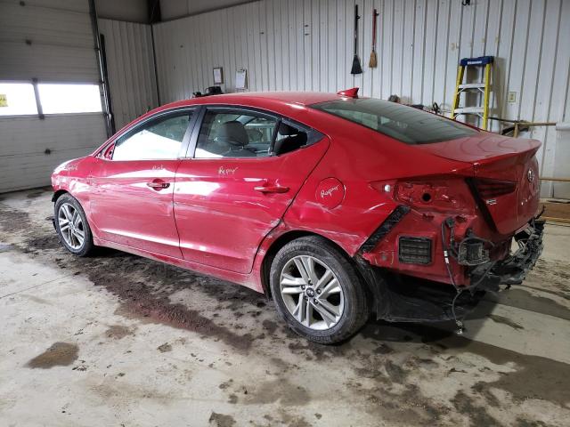  HYUNDAI ELANTRA 2020 Red