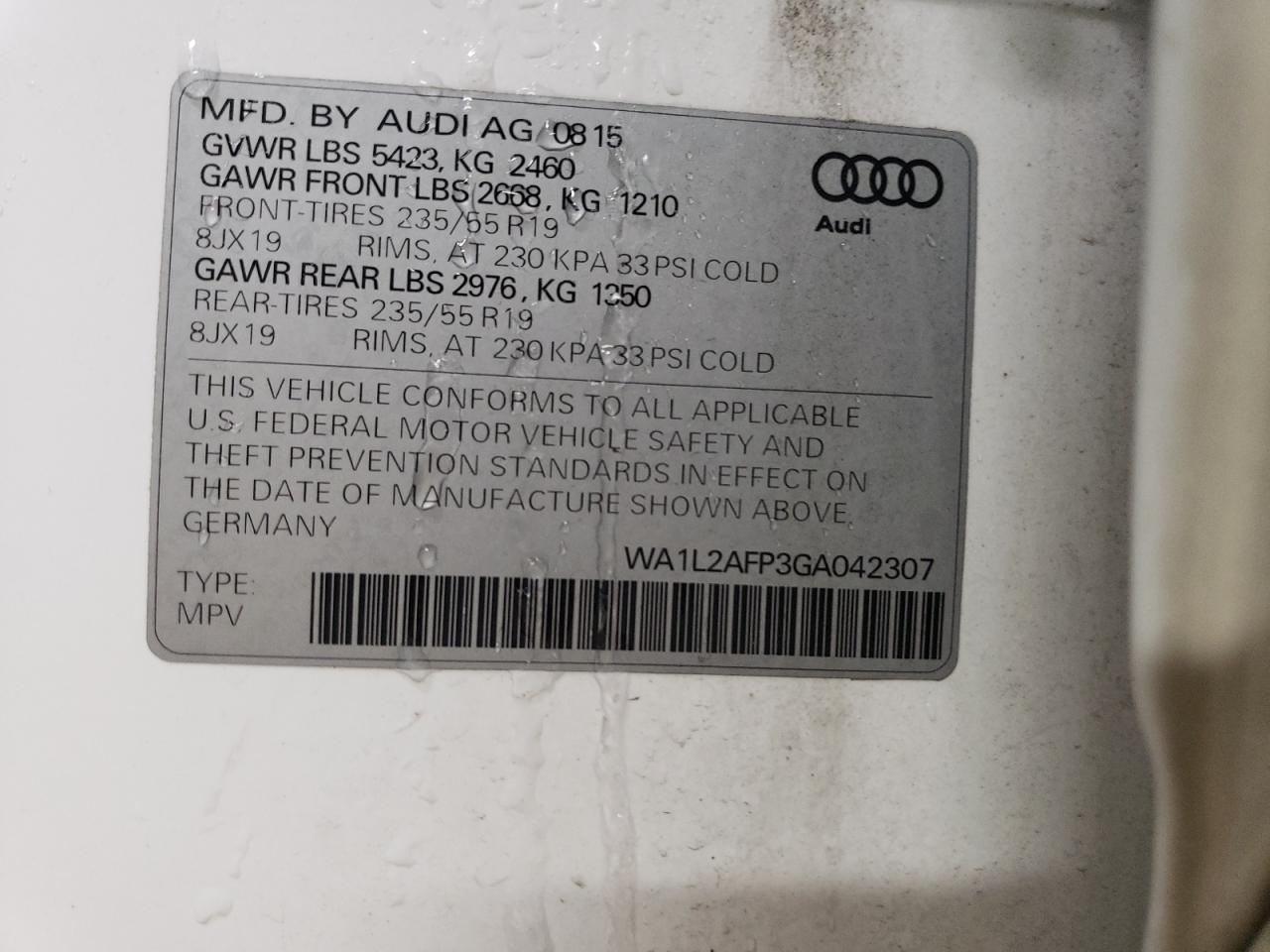 2016 Audi Q5 - Image 12