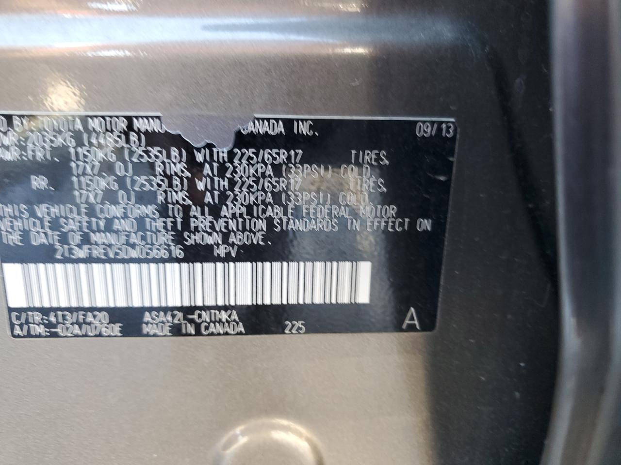 2013 Toyota RAV 4 - Image 14