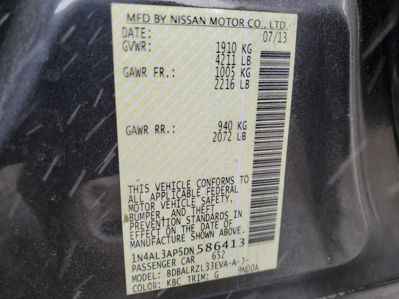 2013 Nissan Altima - Image 13