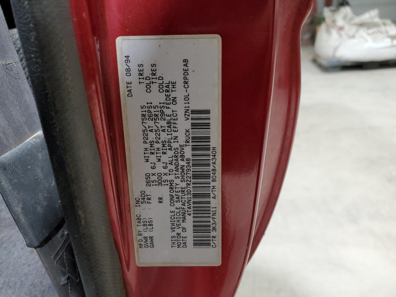 1994 Toyota Pickup - Image 14