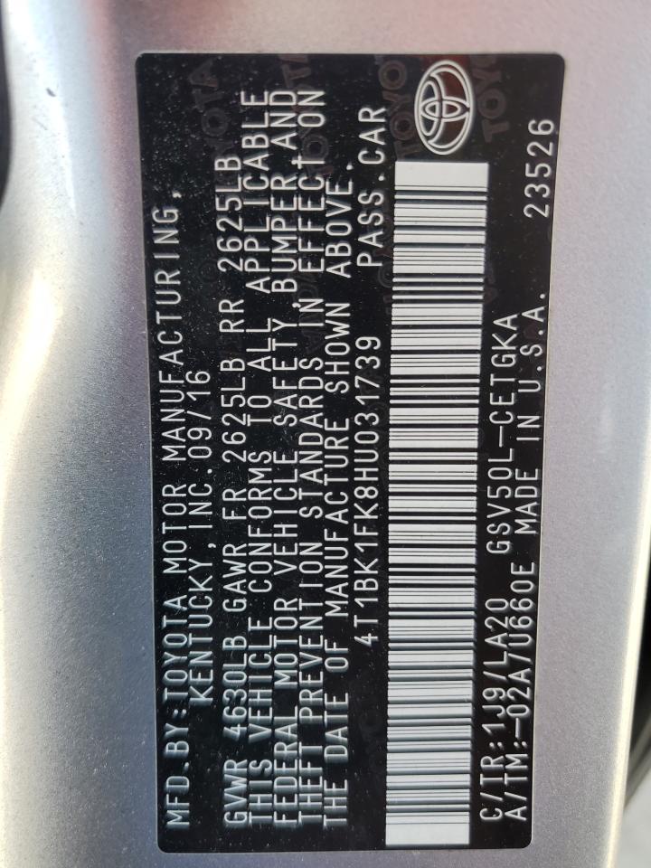 2017 Toyota Camry - Image 12