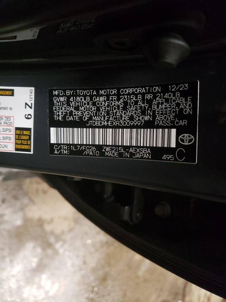 JTDBDMHEXR3009997 TOYOTA COROLLA 2024
