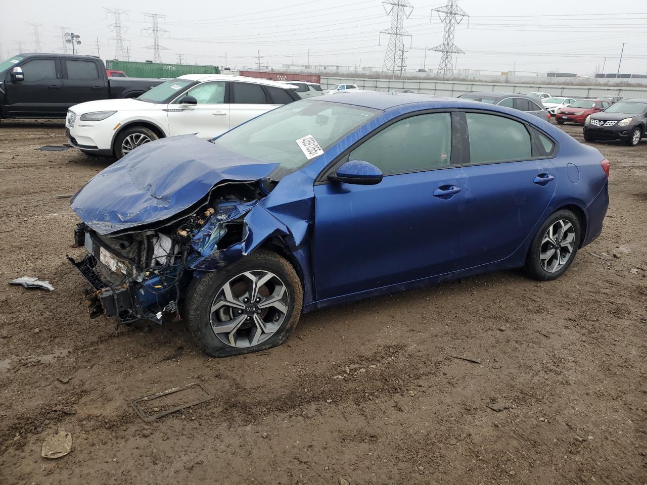 2020 Kia Forte Fe за продажба в Elgin, IL - Front End