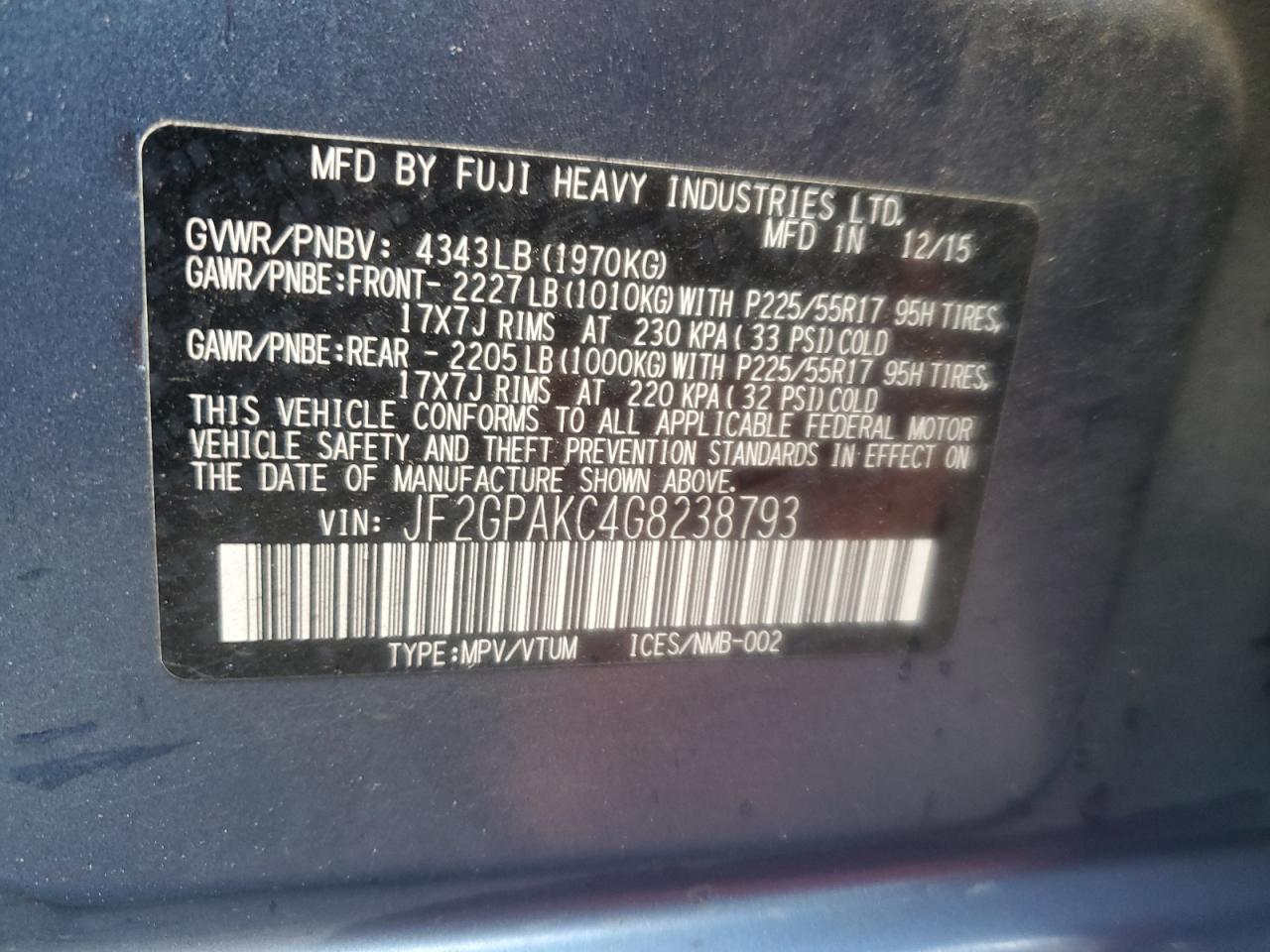 2016 Subaru XV - Image 13