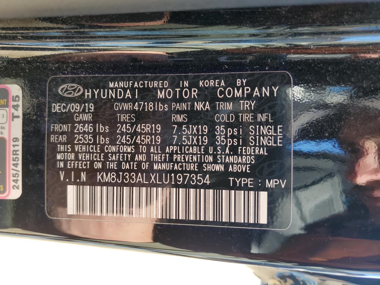 2020 Hyundai Tucson - Image 12