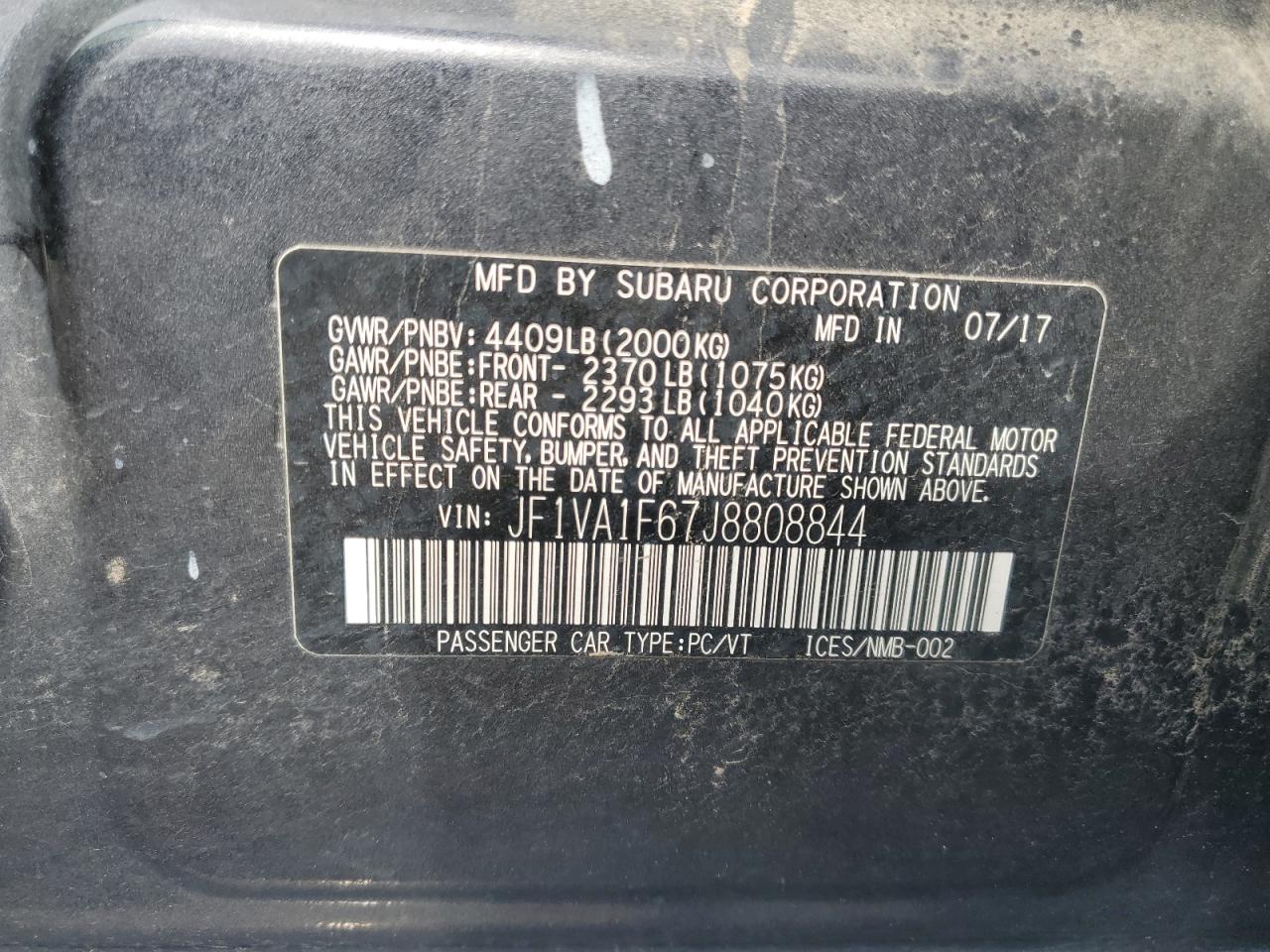 2018 Subaru WRX - Image 12