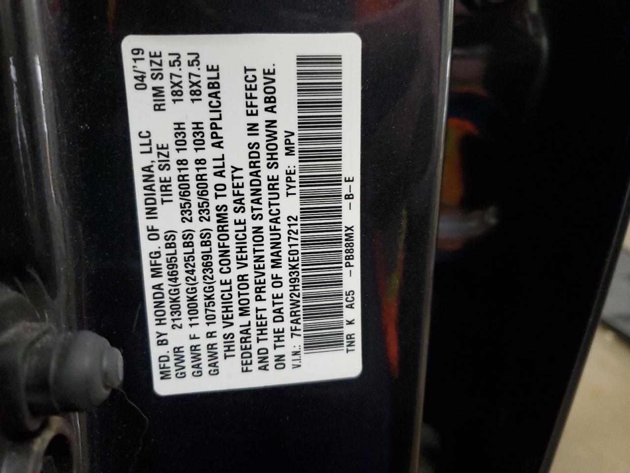 2019 Honda CR-V - Image 14
