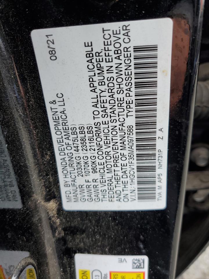 2021 Honda Accord - Image 12